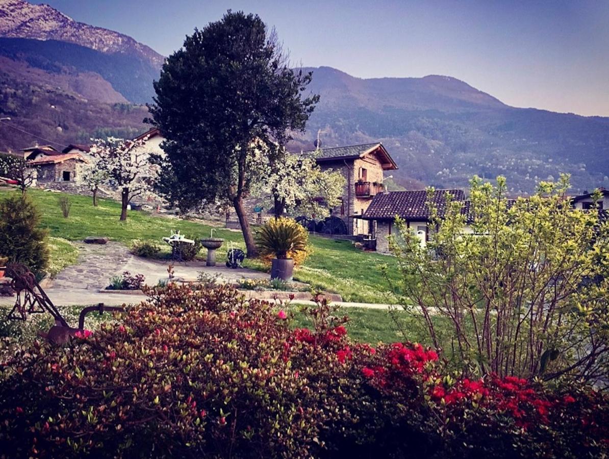 La Volta - Lake Como Heritage Home In Molino Maufet Watermill - Patio On The Garden Colico Extérieur photo