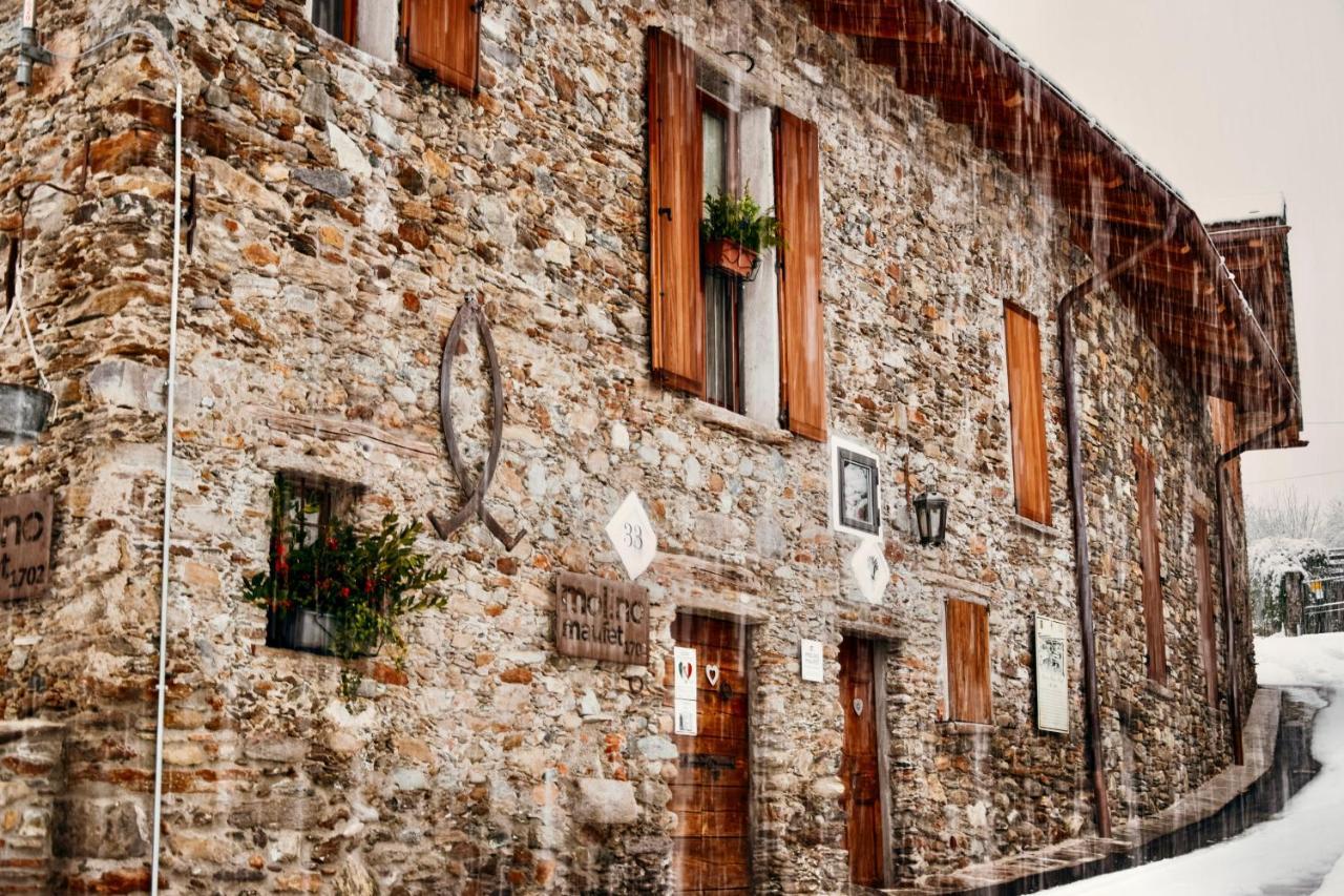 La Volta - Lake Como Heritage Home In Molino Maufet Watermill - Patio On The Garden Colico Extérieur photo